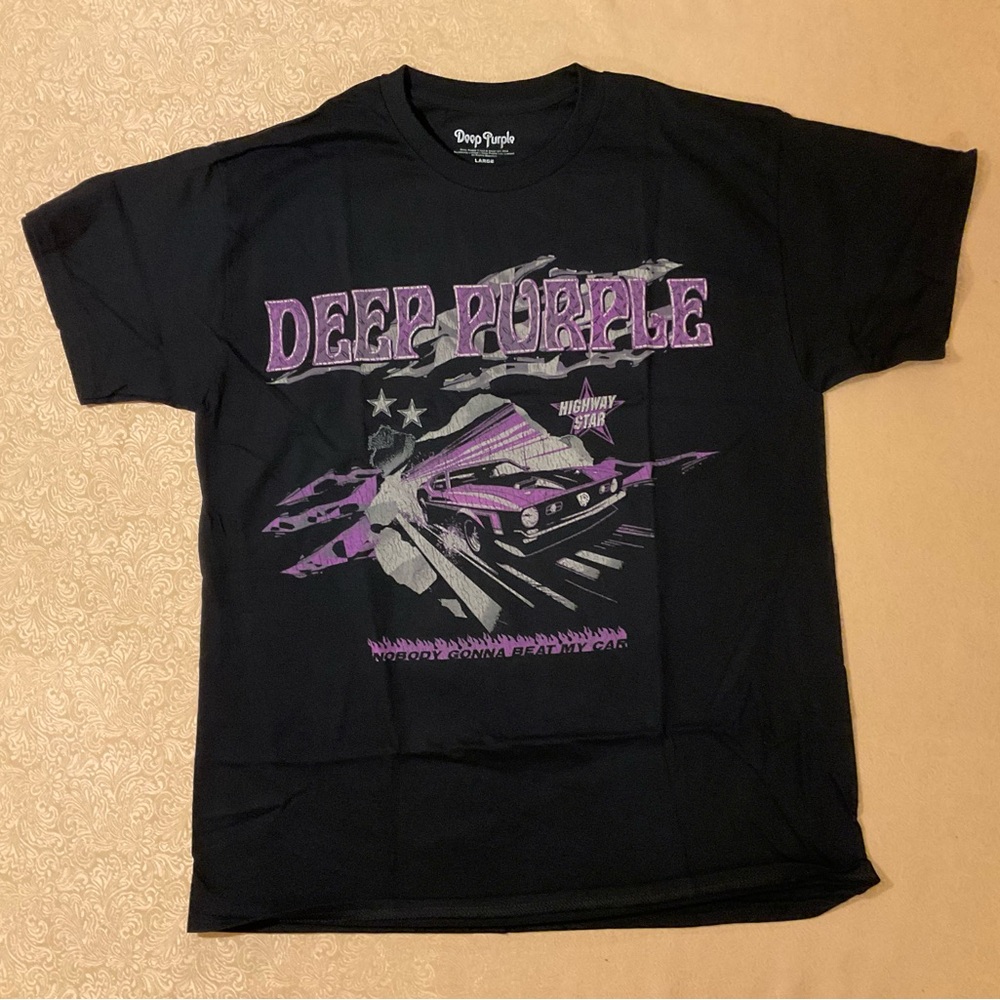 Deep Purple Graphic T-Shirt NWOT